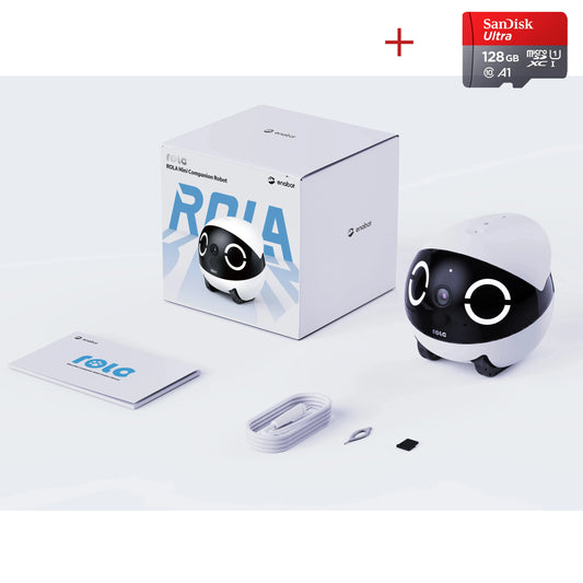 Enabot ROLA Mini Pet Companion Robot 2K Camera Intelligent Robot Remote Monitoring Robot Wireless for Dog Cat Baby